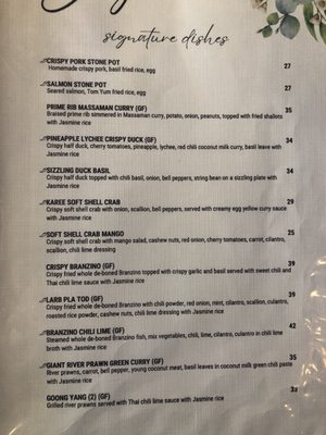 Menu photo 4 Bangkok Degree Brooklyn, NY