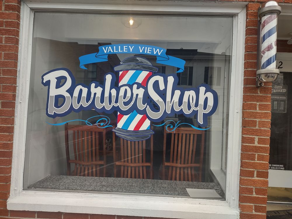 Valley View Barbershop Logo
