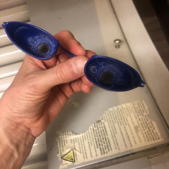 Palm Beach Tan - Dirty goggles given to me along with no pillow or headrest in tanning bed - Skin Care Near Me - Irving, Texas