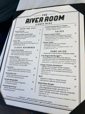 Menu photo 2 River Room Shawnee on Delaware, PA