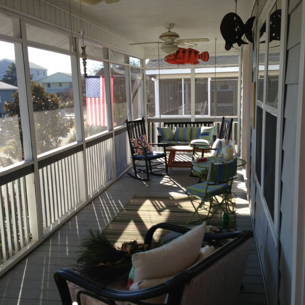 Soft Days - Front porch in the morning - Vacation Rentals Near Me - Sunset Beach, North Carolina
