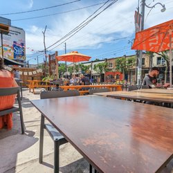 Betty’s East - Large sun soaked patio.