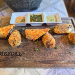 Birria Egg Rolls