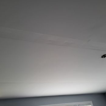 MassBuild Contractors - The final product. Globs of joint compound, terrible taping - General Contractors Near Me - North Andover, Massachusetts