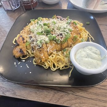 Fu Belly - Garlic Parmesan Noodles w/chicken - Vietnamese Near Me - Chandler, Arizona Fu Belly - Garlic Parmesan Noodles w/chicken - Vietnamese Near Me - Chandler, Arizona