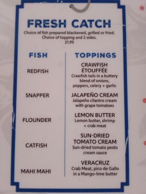 Menu photo 6 Sam's Boat Houston, TX