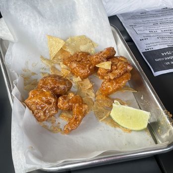 Breakers - Dynamite Shrimp appetizer! Was very good!! - Sports Bars Near Me - Topinabee, Michigan