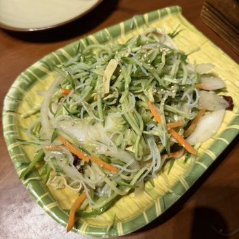 Dynasty BBQ - Homestyle Three Crispy Cold Salad 凉拌三脆 - Chinese Near Me - San Mateo, California