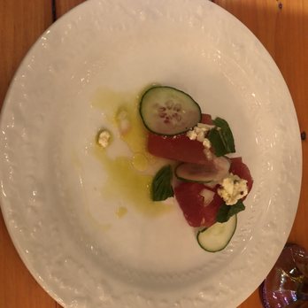 Mabel Gray - Watermelon olive oil and cheese - meh - New American Near Me - Hazel Park, Michigan Mabel Gray - Watermelon olive oil and cheese - meh - New American Near Me - Hazel Park, Michigan