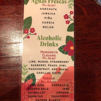 Luigi's Cocina - Drink Menu - Salad Near Me - Redmond, Washington