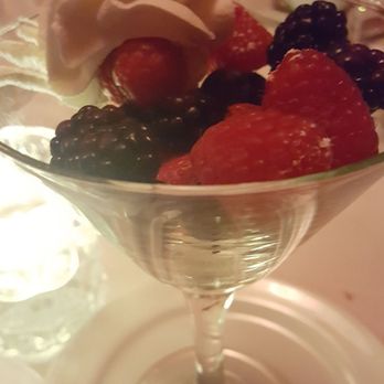 Ciera Steak + Chophouse - dessert! berries were just ok... - Steakhouses Near Me - Stateline, Nevada