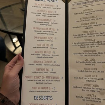 Bin 216 - Small plates menu - Tapas/Small Plates Near Me - Cleveland, Ohio