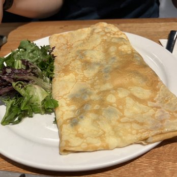 Le Central - Ham, mushroom, some sort of cheese crepe - delicious - Desserts Near Me - Montreal, Quebec