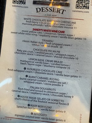 Menu photo 3 VAI's Italian Inspired- Kitchen + Bar Naperville, IL
