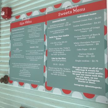 Katiebug's Sips & Sweets - Menu Oct 2023 - Shaved Ice Near Me - Oklahoma City, Oklahoma Katiebug's Sips & Sweets - Menu Oct 2023 - Shaved Ice Near Me - Oklahoma City, Oklahoma