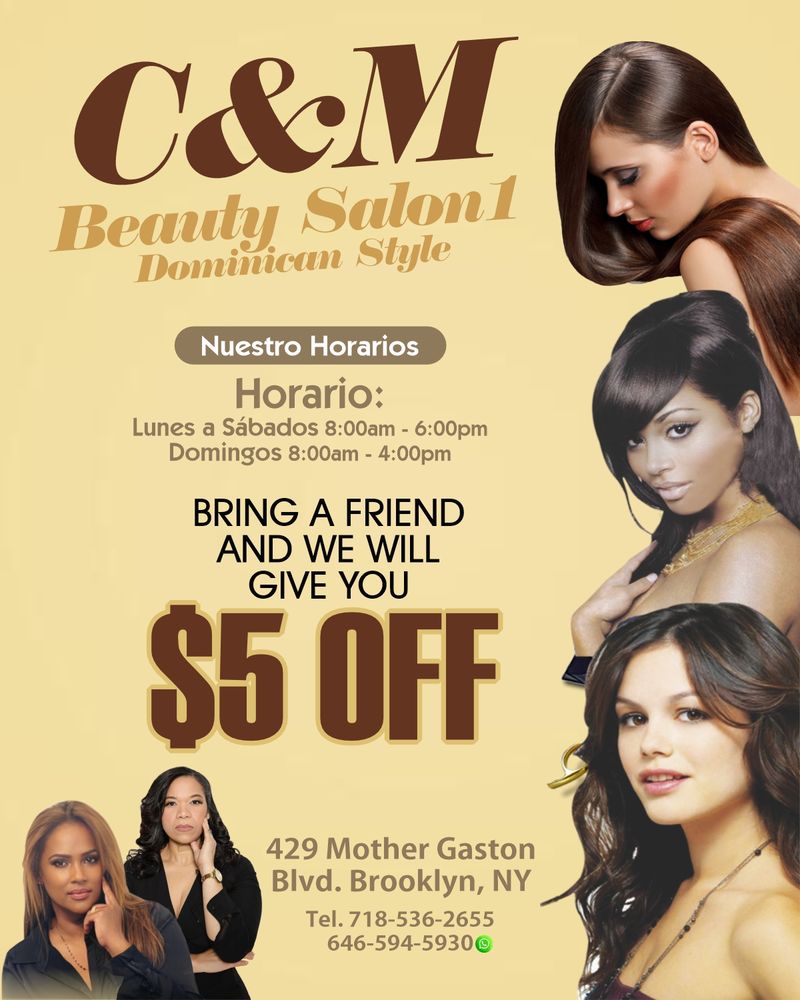 C & M Beauty Salon Logo