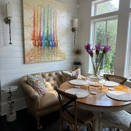 Sooo pleased with our reupholstered couch. David and crew did a great job, perfection!