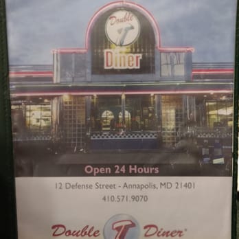 Double T Diner - Stuck photo of establishments menu to ensure you are going to the same place assuming the menu cover hasn't changed... It hasn't. - Diners Near Me - Annapolis, Maryland