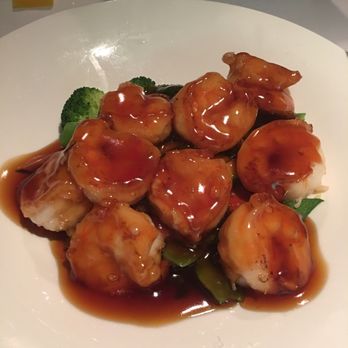 Yokohama - Shrimp Teriyaki on a bed of beautiful, fresh vegetables and served with white rice and miso soup or salad. - Japanese Near Me - Commack, New York