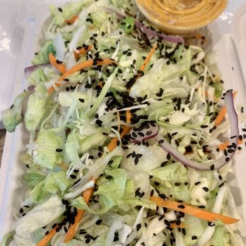 Ono Hawaiian BBQ - Fresh Mix Salad, dressing on the side. - Hawaiian Near Me - Castro Valley, California Ono Hawaiian BBQ - Fresh Mix Salad, dressing on the side. - Hawaiian Near Me - Castro Valley, California