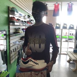 New shoes for my son on his birthday