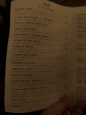 Menu photo 6 THE BUNGALOW Santa Monica, CA