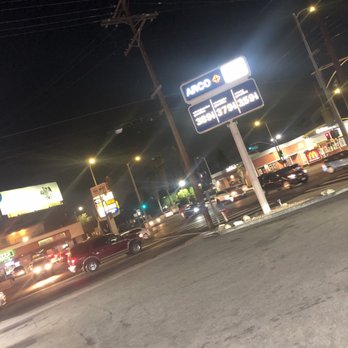 ampm - a city street at night with traffic - Convenience Stores Near Me - Van Nuys, California