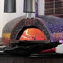 Broken Tree Pizza - The wood fired oven.