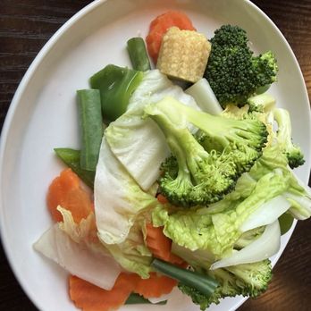 Thai Cafe - Steam Mixed Vegetable - Thai Near Me - Downers Grove, Illinois Thai Cafe - Steam Mixed Vegetable - Thai Near Me - Downers Grove, Illinois