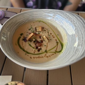 Perch - Cauliflower soup - Seafood Near Me - Gulf Shores, Alabama
