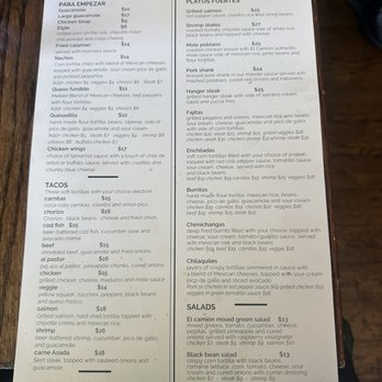 El Camion - Dinner menu - Mexican Near Me - New York, New York El Camion - Dinner menu - Mexican Near Me - New York, New York
