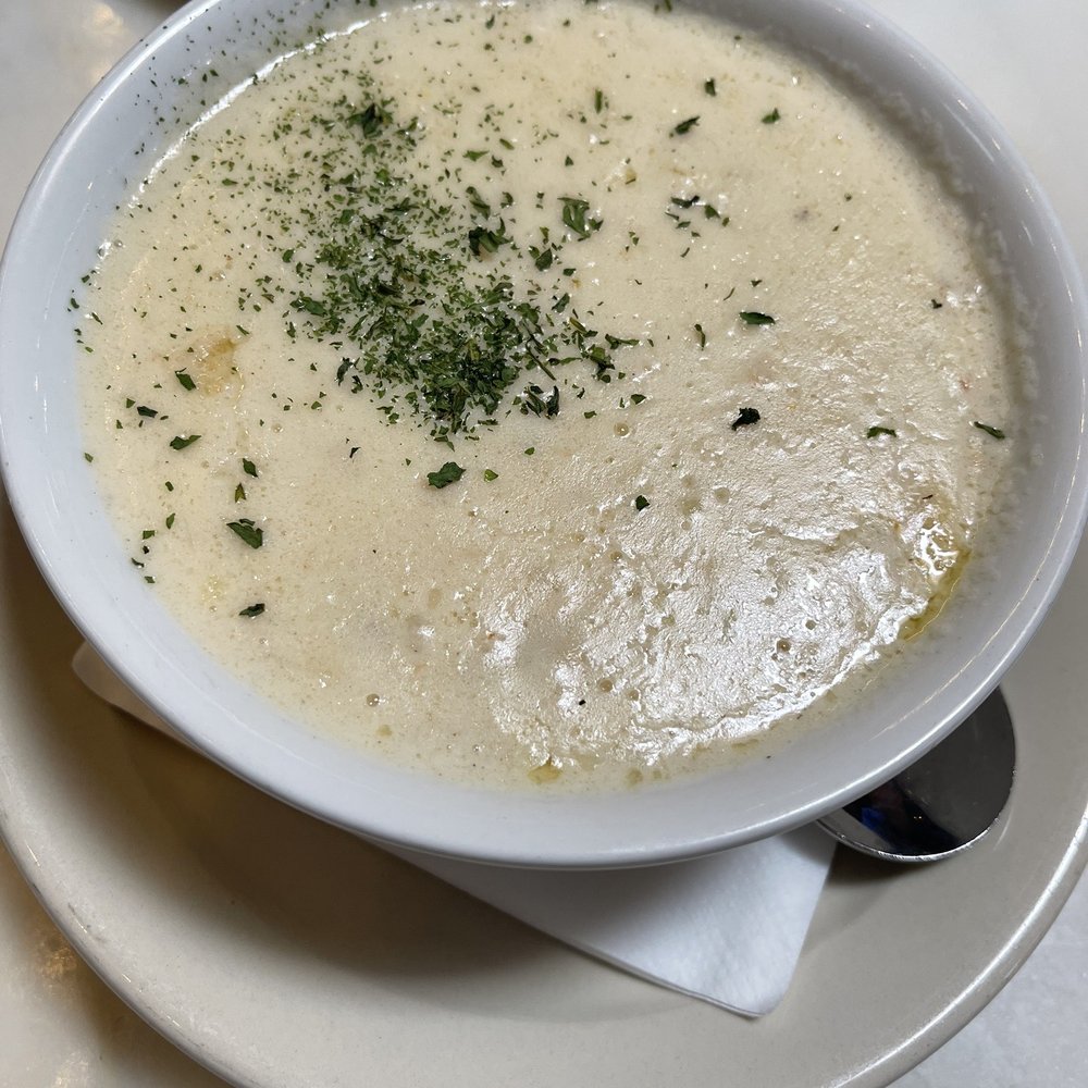 French Market Grille - She crab soup - pretty creamy - Cajun/Creole Near Me - Augusta, Georgia