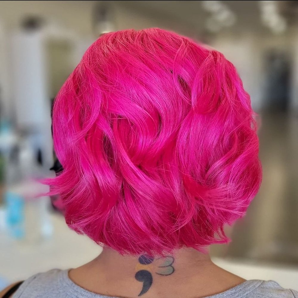 Eviano's Studio - Bright pink - Hair Salons Near Me - Rancho Cucamonga, California