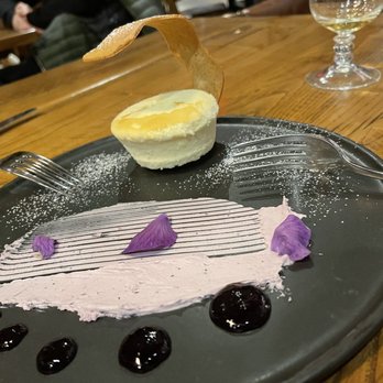 King Tide Fish and Shell - Fluffy cheesecake with chantily cream and Marionberry compote - Seafood Near Me - Portland, Oregon King Tide Fish and Shell - Fluffy cheesecake with chantily cream and Marionberry compote - Seafood Near Me - Portland, Oregon