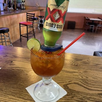Rivera’s Salva Tex-Mex - Michelada: Clamato mix with your choice of beer; very refreshing! - Tex-Mex Near Me - Van Alstyne, Texas Rivera’s Salva Tex-Mex - Michelada: Clamato mix with your choice of beer; very refreshing! - Tex-Mex Near Me - Van Alstyne, Texas