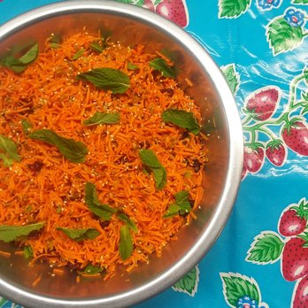 Full Moon Pickles - Shredded Carrot Salad w/Dried Fruit & Seeds - Caterers Near Me