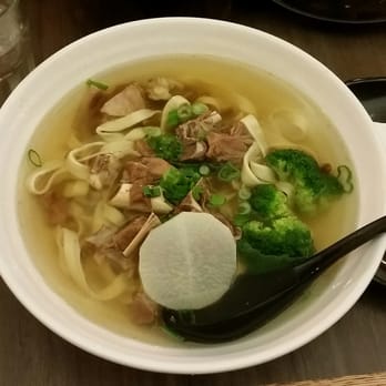Everyday Noodles - Lamb Noodle Soup Consommé with wide noodles - Chinese Near Me - Pittsburgh, Pennsylvania