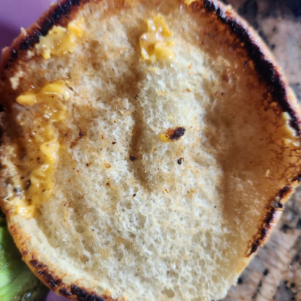 Sno-White Burger - Dry bun, not enough sauce. Fell apart when eating it. Had to use a fork to eat it. - Fast Food Near Me - Modesto, California Sno-White Burger - Dry bun, not enough sauce. Fell apart when eating it. Had to use a fork to eat it. - Fast Food Near Me - Modesto, California