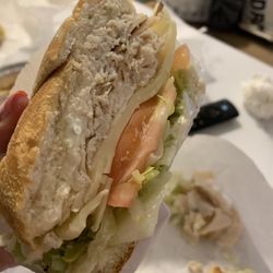 Boombergs Bagels Grill and Deli - Turkey & Cheese on Roll