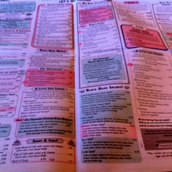 Black Bear Diner Vallejo - Menu is like reading the morning paper. Cute! - American Near Me - Vallejo, California
