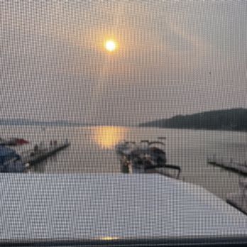 Barrel Back Restaurant - View from our table - New American Near Me - Walloon Lake, Michigan