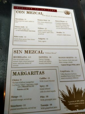 Menu photo 5 El Mezcalito Seattle, WA