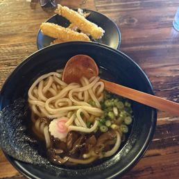 Ramen and shrimp tempura Ramen and shrimp tempura
