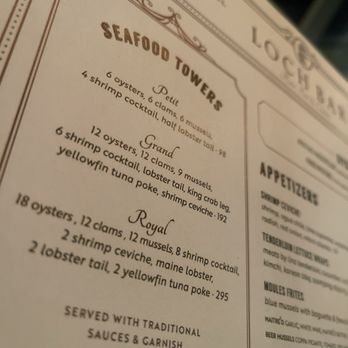 Loch Bar - Seafood Towers - Seafood Near Me - Baltimore, Maryland