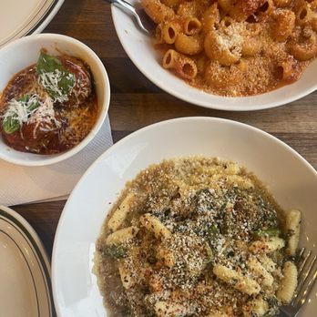 Carmentas Italian Specialties - Spicy rigatoni & special of the day. With a meatball. - Italian Near Me - Brooklyn, New York Carmentas Italian Specialties - Spicy rigatoni & special of the day. With a meatball. - Italian Near Me - Brooklyn, New York