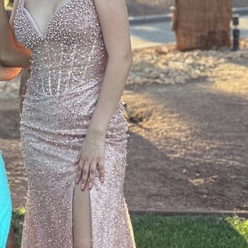 Elegant Designs - Full length of front of dress. - Sewing & Alterations Near Me - San Diego, California Elegant Designs - Full length of front of dress. - Sewing & Alterations Near Me - San Diego, California