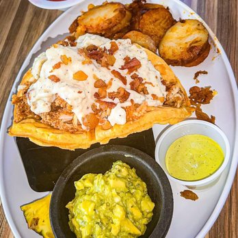 @ The Diner - The Pollo Loco with a side of Fruit - Breakfast & Brunch Near Me - Orlando, Florida @ The Diner - The Pollo Loco with a side of Fruit - Breakfast & Brunch Near Me - Orlando, Florida