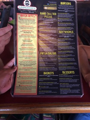 Menu photo 2 Livingston's Amusements Sarasota, FL Menu photo 2 Livingston's Amusements Sarasota, FL