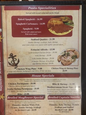 Menu photo 3 Mayflower Seafood and Restaurant Henderson, NC