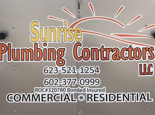 Photo of Sunrise Plumbing Contractors - Peoria, AZ, US. Plumbing